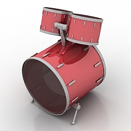 drum 1 3D Model Preview #343fc581