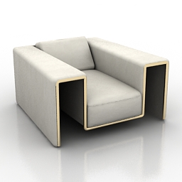 3D Armchair preview