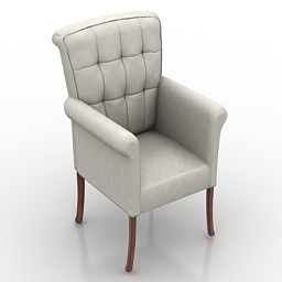 3D Armchair preview