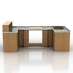 3D Kitchen preview