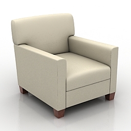 3D Armchair preview
