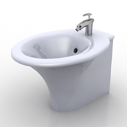 bidet hatria 3D Model Preview #ecbef82c