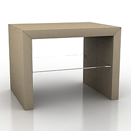 3D Bed-side table preview