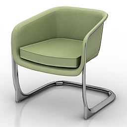 3D Armchair preview