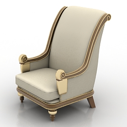 3D Armchair preview