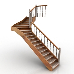 stair 3D Model Preview #e1a7ecaf