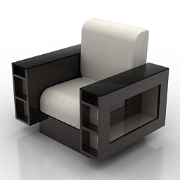 3D Armchair preview
