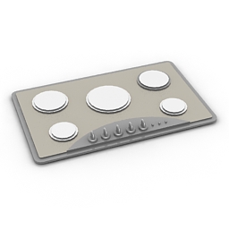 3D Gas stove preview