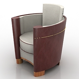 3D Armchair preview