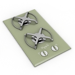 3D Gas stove preview