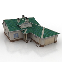 house 2 3D Model Preview #11732e1a
