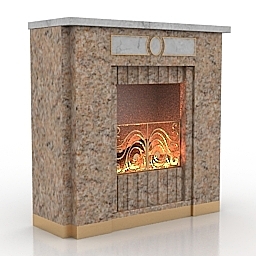 fireplace 3D Model Preview #34c172a2