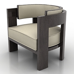 3D Armchair preview
