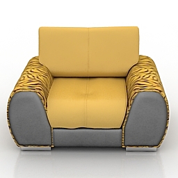 3D Armchair preview