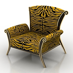 3D Armchair preview