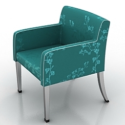3D Armchair preview