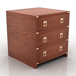 3D Bedside table preview