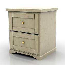 3D Bedside table preview