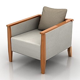 3D Armchair preview