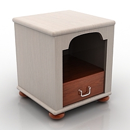 3D Bedside table preview