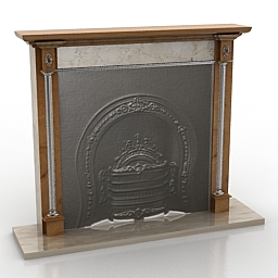 fireplace 3D Model Preview #72165a9a