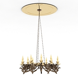 3D Chandelier preview