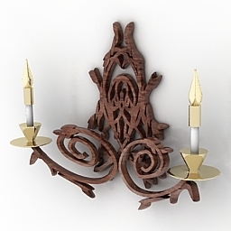 3D Sconce preview
