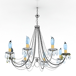 3D Chandelier preview
