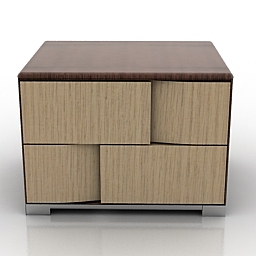 3D Bedside table preview
