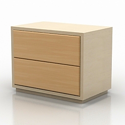 3D Bedside table preview