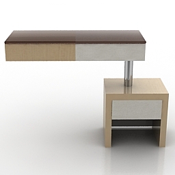 3D Bedside table preview