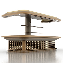 rack bar 3D Model Preview #78b2172b