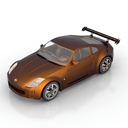 car nissan 350 z 3D Model Preview #d7107a26