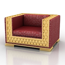 3D Armchair preview