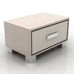 "Bed and bedside table" - Interior Collection preview