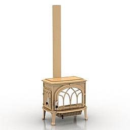 fireplace jotul model f500 3D Model Preview #0cfca509