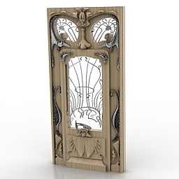 door 3D Model Preview #7c5dfc07
