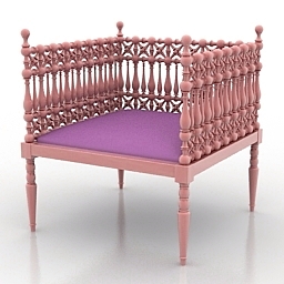 3D Armchair preview