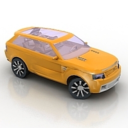 car range rover vogue concept coupe 2010 3D Model Preview #4d183a21