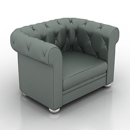 3D Armchair preview