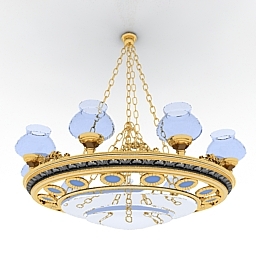 3D Chandelier preview