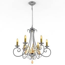 3D Chandelier preview