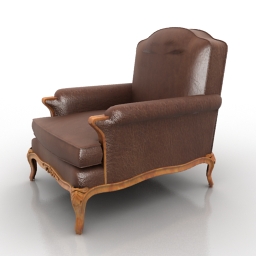 3D Armchair preview