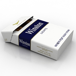 box cigarette 3D Model Preview #7f0274cf