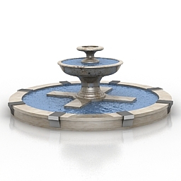 fountain 3D Model Preview #5d71583b