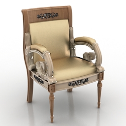 3D Armchair preview