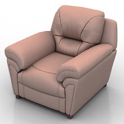 3D Armchair preview