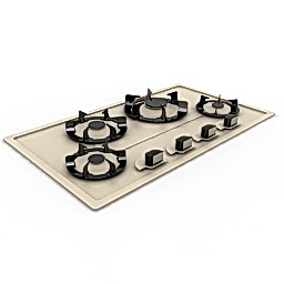 gas stove franke design plus 3D Model Preview #6005b8a1