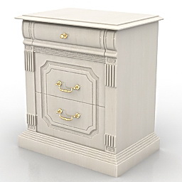 3D Bedside table preview