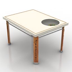 3D Table preview